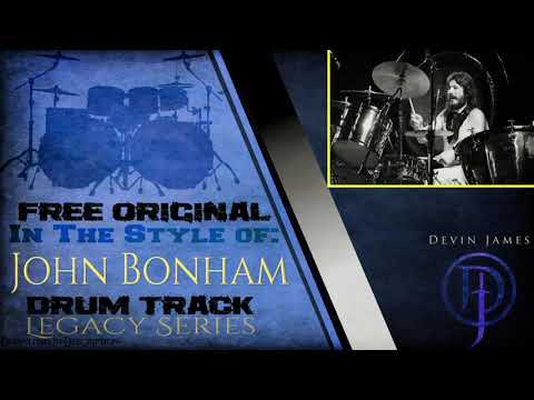 John Bonham Styled Free Original Drum Track - 111 BPM (FREE DOWNLOAD) | LEGACY SERIES