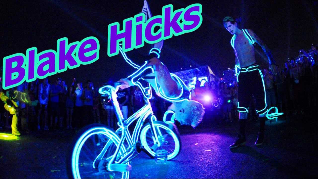Promotional video thumbnail 2 for Tron Bike BMX trickster