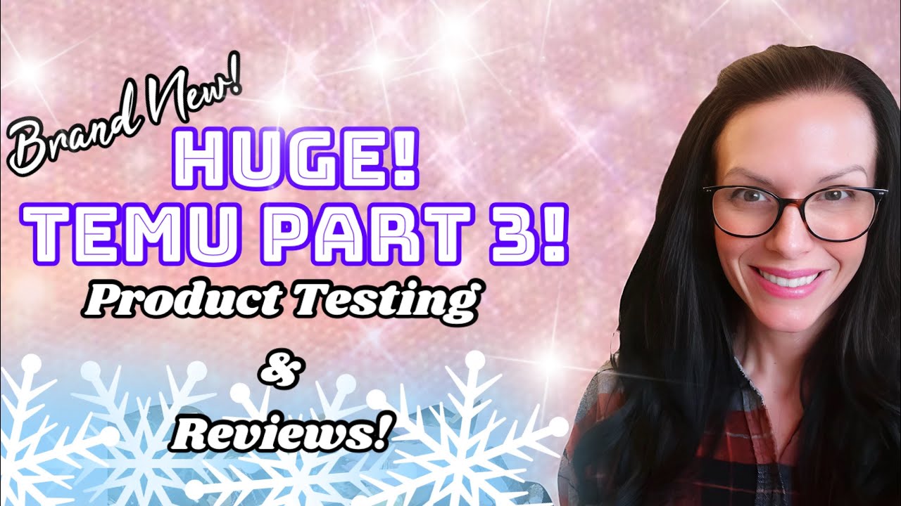❄️BRAND NEW❄️TEMU PART 3❄️TRYING OUT AND TRYING ON AWESOME TEMU ITEMS❄️NO SHIPPING COSTS❄️
