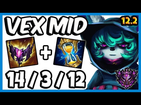 Vex vs Zed MID | EUW Master Patch 12.2 | Season 12 ✅