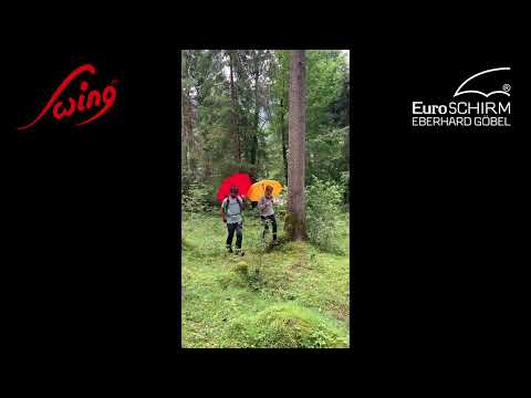 EuroSCHIRM | Trekking - Regenschirm Swing im Einsatz