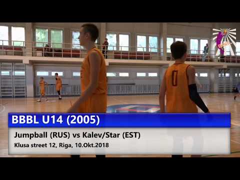 BBBL U14 2018 Jumpball 2005 RUS (Yellow) vs Kalev/Star 2005 EST (Blue)