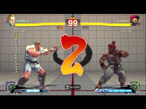 Eita [Akuma] vs osare [Abel] SSF4 Japanese Online Ranked Matches - TRUE-HD