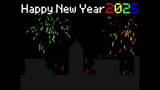 Happy New Year 2025 | Fireworks Physics Demo | #Scratch