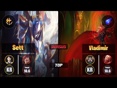 Rascal SETT (Top) [Conqueror] VS VLADIMIR - Challenger KR Patch 10.6