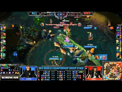 Alliance Shook Dragon Fight / Steal - ALL vs NWS (S4 Worlds)