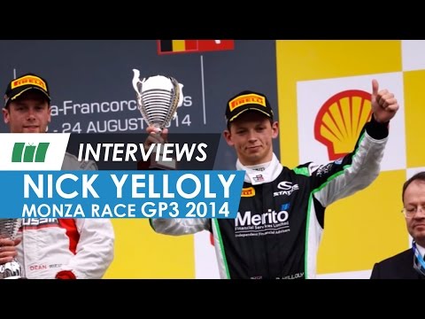 Nick Yelloly GP3 Series 2014 Monza Preview CELEB INTERVIEW - My Video Diary #7
