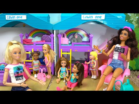 Barbie and Ken Taking Barbie Sister Chelsea to Overnight Camp⛺⛺⛺