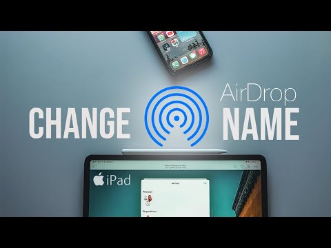 How to Change Airdrop name on iPad (easy)
