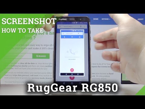 How to Take a Screenshot in RUGGEAR RG850 – Capture Screen