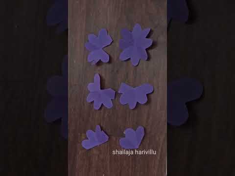 Paper craft #artandcraft #ytshorts #flower #decorativeflowers