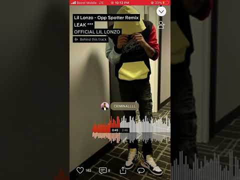 Lil Lonzo opp spotter