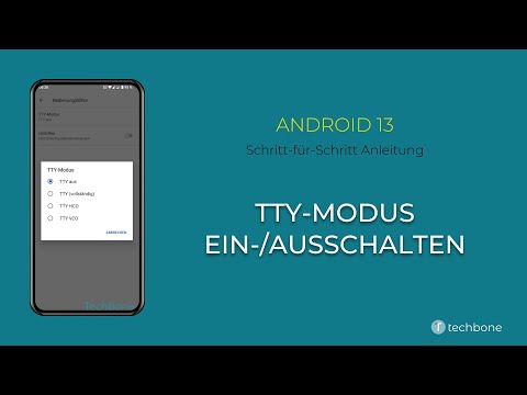 TTY-Modus einschalten oder ausschalten [Android 13]