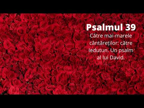 Psalmul 38 și 39.Biblia.Trad .Dumitru Cornilescu.