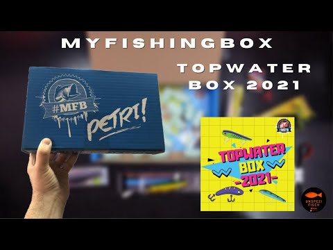 MFB Topwater Box 2021 MyFishingBox Unboxing