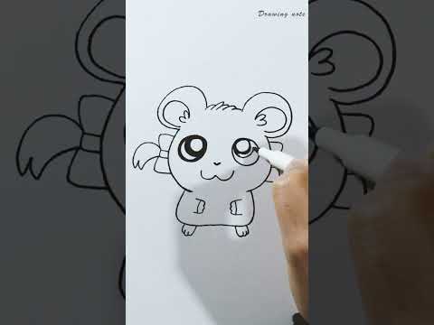 How to Draw Bijou from Hamtaro #shorts