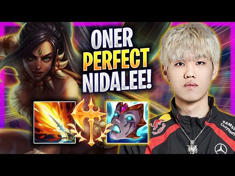 ONER PERFECT GAME WITH NIDALEE! - T1 Oner Plays Nidalee JUNGLE vs Ivern! | Season 2024