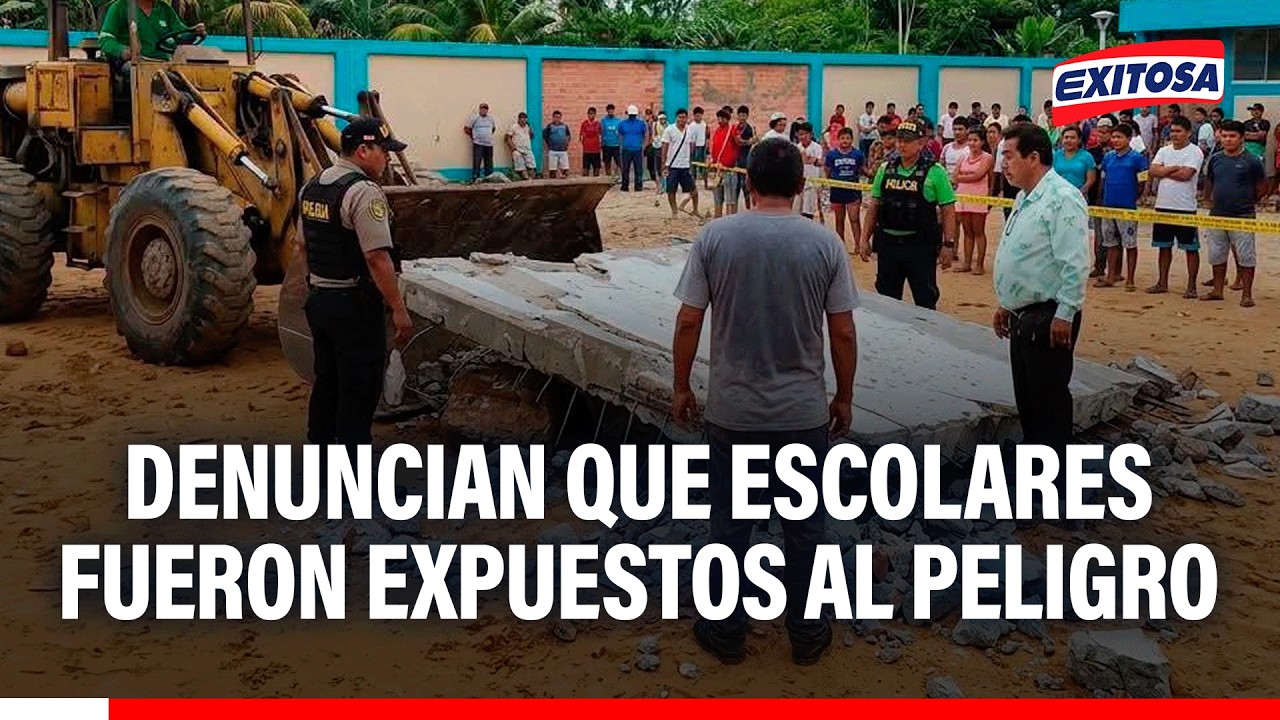 🔴🔵 Tragedia en Iquitos: Denuncian que escolares fueron expuestos al peligro en colegio