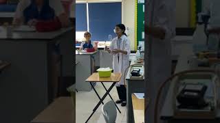 Combustion reaction of methane😃 brave girl😃