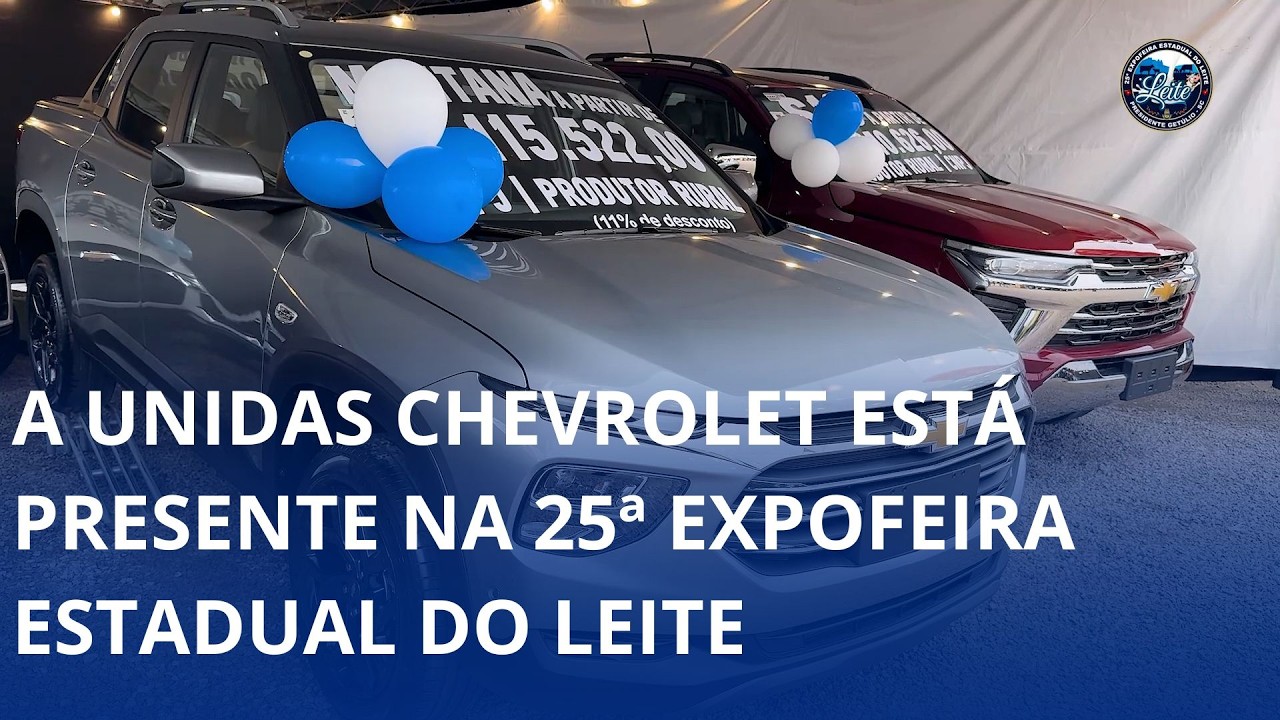 A Unidas Chevrolet está presente na Festa do Leite, em Presidente Getúlio