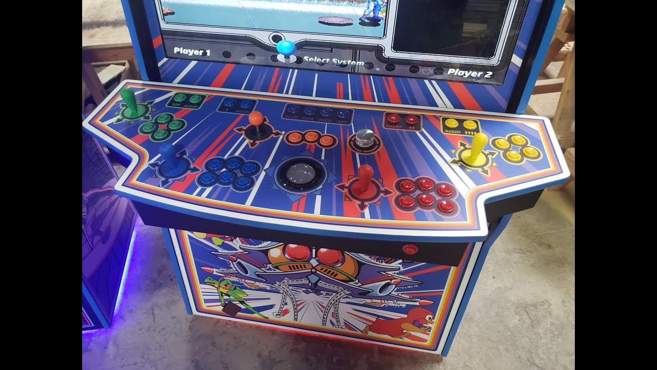 4 Player Arcade Control Panel Kit