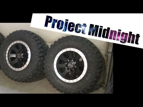 "Project Midnight" 35x12.5x18 Federal Couragia MT Tires