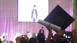 Darren Espanto singing What do you mean and One last time.