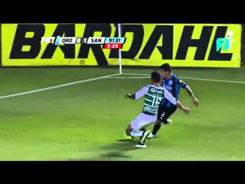 Danilinho le hace magia a Aldrete | Querétaro 0-1 Santos J4 Torneo Clausura 2015 Liga MX (30/01/15)