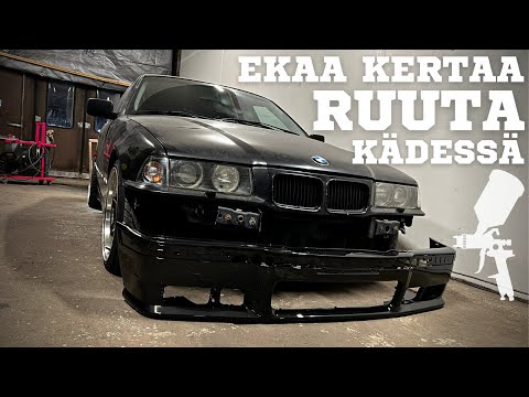 E36 325i DAILY DRIVER PROJEKTI PART 2: PUSKURIN JA KAAREN MAALAUS