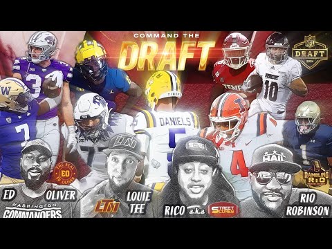 Commanders KINGS LIVE!???? ➡ Real Ed Oliver + Rico (Street Scores) + Rio Robinson "Command the Draft"