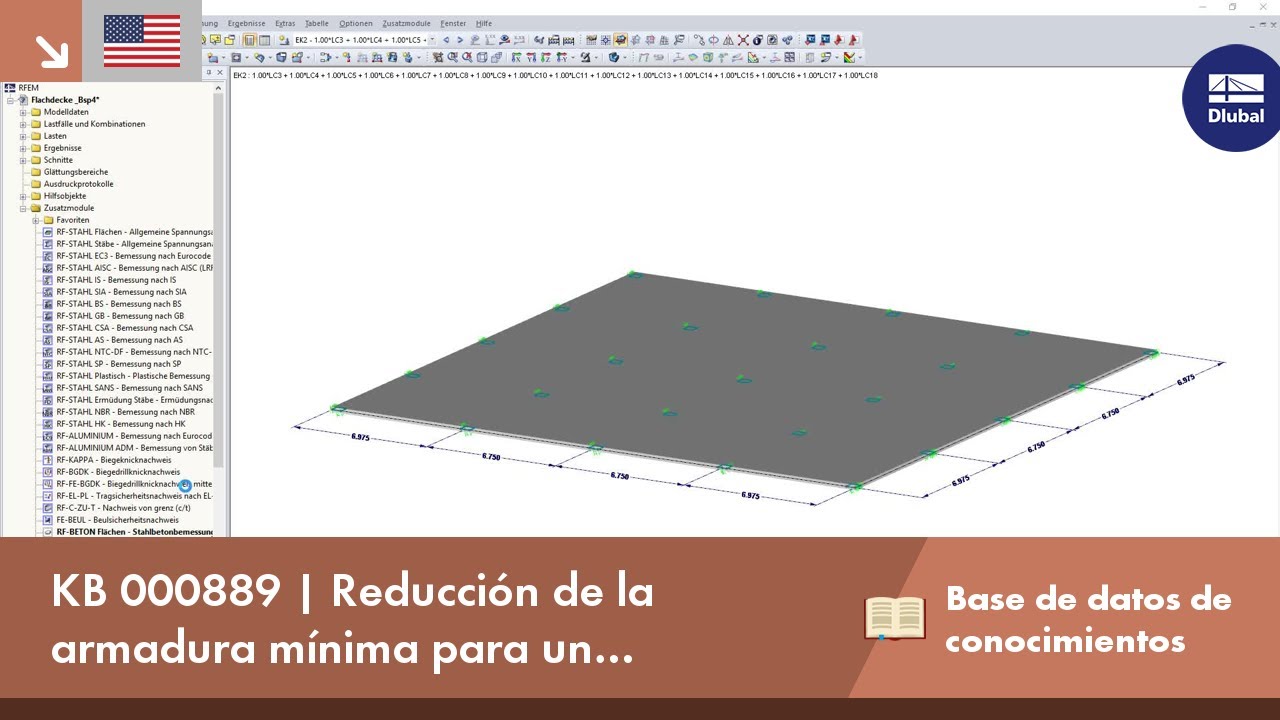 KB 000889 | Reducción de la armadura mínima para un hormigón de fraguado lento