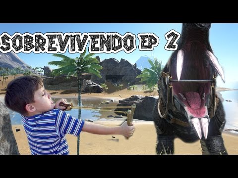 Sobrevivendo Ark Survival Evolved - Como domar Phiomia e Porque! EP 2