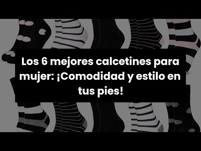 Vídeo relacionado con ZTcenter - Medias de algodón para mujer, de rayas largas F rayas azules y blancas. 35-38