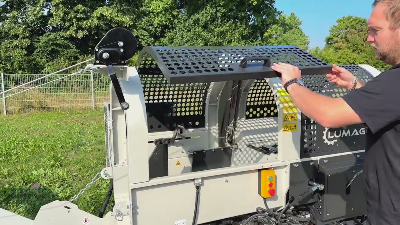 Lumag SSA500EH-PROZ/RS tűzifa feldolgozó gép elektromos-kardánhajtású / tűzifa vágó- és hasítógép / rönkhasító