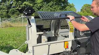 Lumag SSA500EH-PROZ/RS tűzifa feldolgozó gép elektromos-kardánhajtású / tűzifa vágó- és hasítógép / rönkhasító