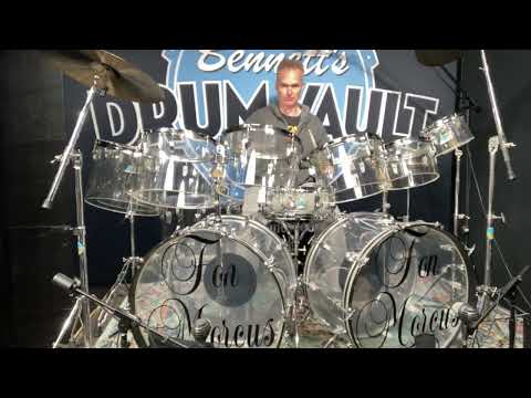 Ludwig Vistalite Octa-Plus With Matching Snare, 12-Piece Concert Tom Set With Hardware, 1970s image 22
