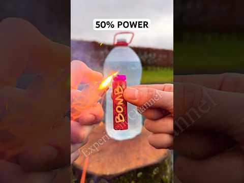 Firecracker Underwater POWER TEST #shorts #cracker #tricks #newyear #fireworks