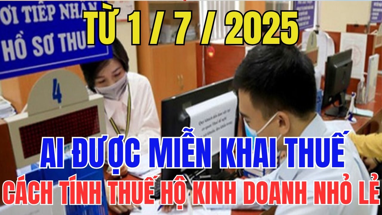 Ai được miễn khai thuế, không phải nộp thuế? Cách tính thuế hộ kinh doanh nhỏ lẻ