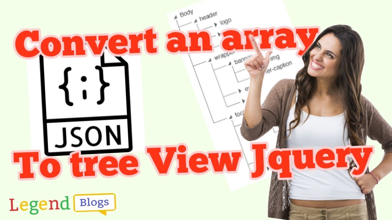 Convert an array to tree View Jquery