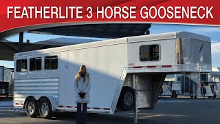 A preview image of the linked video showcasing 2020 Featherlite 3HGN