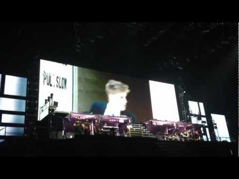 Action video sequence - Justin bieber [live]