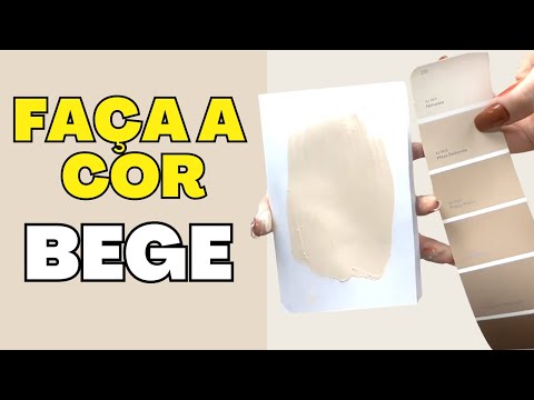 Como fazer a cor Bege