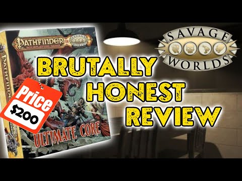 Savage Worlds Pathfinder Ultimate Core Box Set Unboxing and Brutally Honest Review