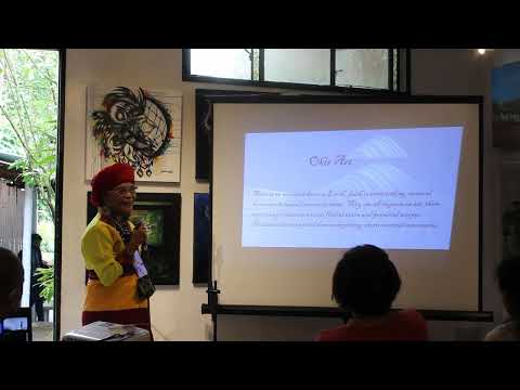 Ms. Laura Jane Intro of J Braza's Okir Art @ the 12th TIAF