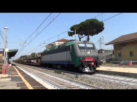 E405.039 sul MRV 57621 Civitavecchia - Maddaloni Marcianise, in transito a Pomezia