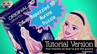 Bepuzzled 3D Crystal Puzzle Aurora- Tutorial Version