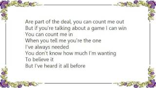 Deana Carter - Count Me In Lyrics