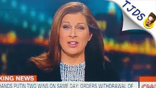 CNN Cheers On War - Red Baits President Trump