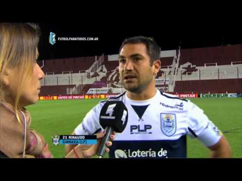 Rinaudo: "Le pongo un diez". Lanús 1 - Gimnasia 0. Liguilla Pre-Sudamericana 2015. FPT.