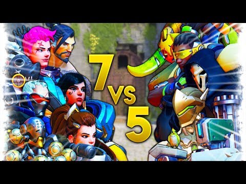 7 PLAYERS IN ONE TEAM..?! | Overwatch Best and Funny Moments - Ep.232